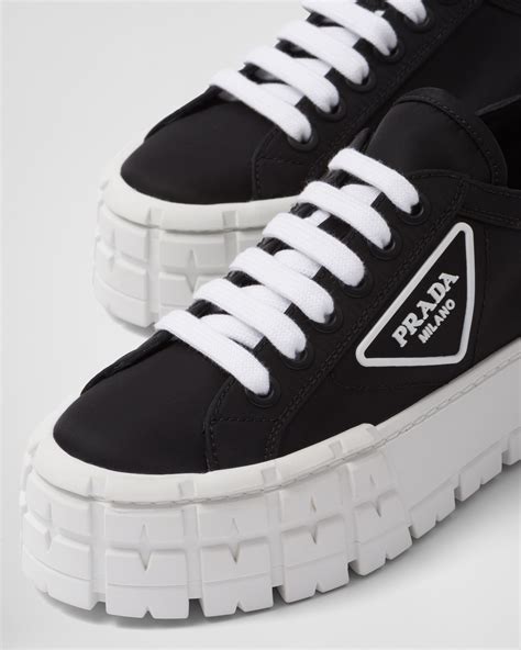 prada double wheel nylon|prada re nylon shoes.